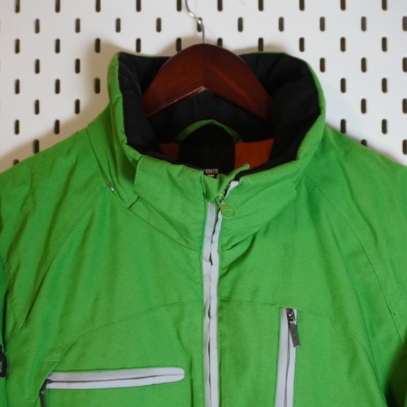 Descente Green Heat Navi‎ Jacket Men's Small Ski Snowboard Activewear Coat - Picture 2 of 14